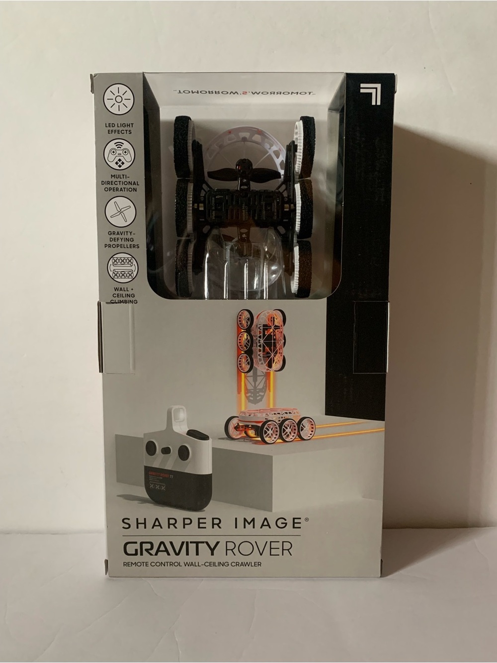 NIB. Sharper Image Gravity Rover Remote Control Wall-Ceiling Crawler - Picture 3 of 6